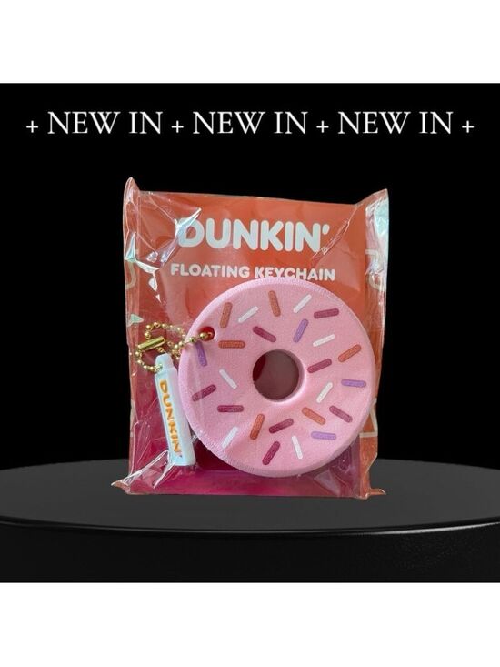 Dunkin’ Other - 2025 Dunkin' Floating Pink Icing Donut Keychain – New With Tag / Never Opened